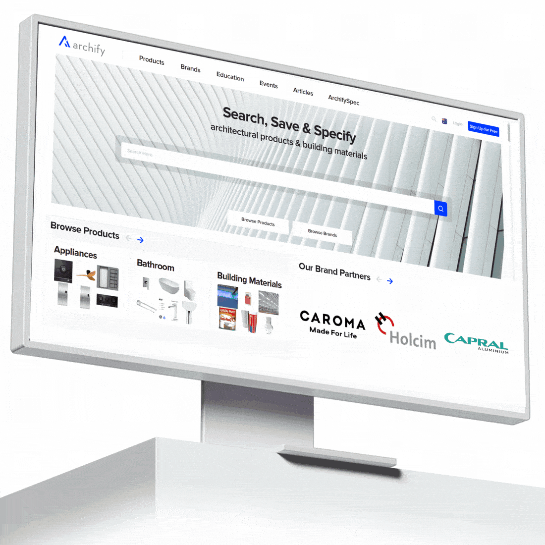 Archify for Brands - Featured Sections